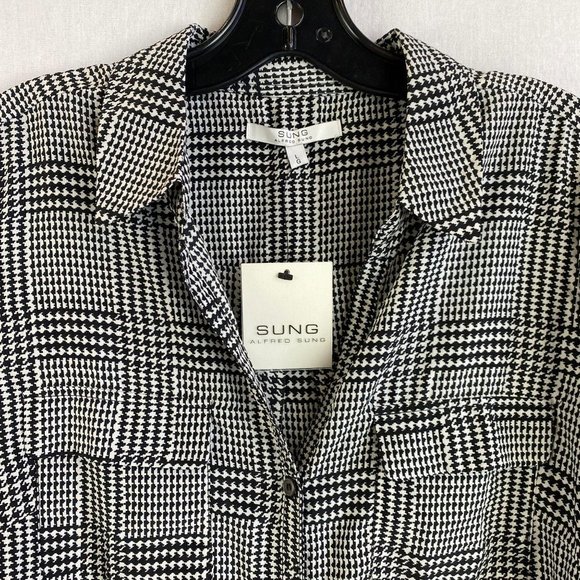 ALFRED SUNG Pattern Shirt NWT - Picture 2 of 6